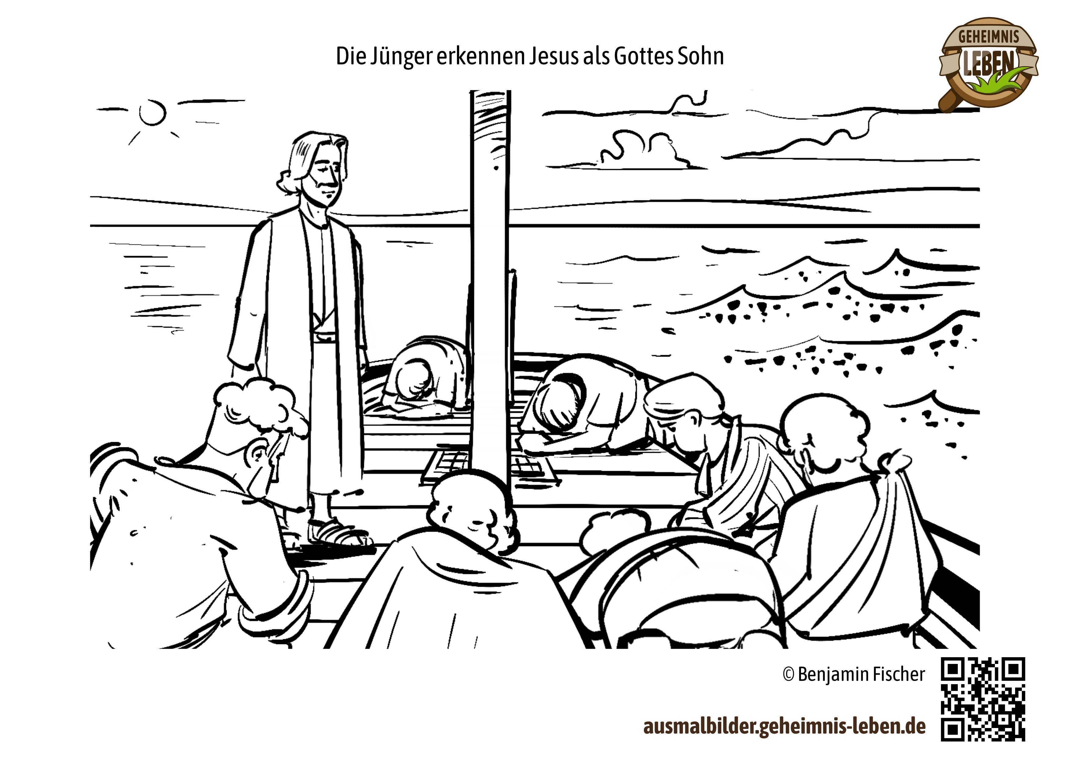 Jesus, Wunder, Schiff, Sturm, Wasser, Petrus, J&uuml;nger, Anbetung, Matth&auml;us 14, NT